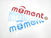 Moment Logo Vinyl Cutout Decal